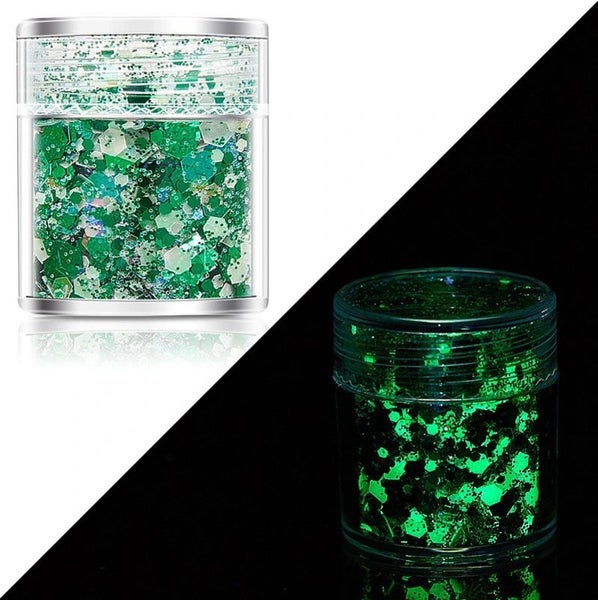 12pcs Glow in The Dark Luminous Nail Art Sequins Epoxy Resin Pigment64304055873539112
