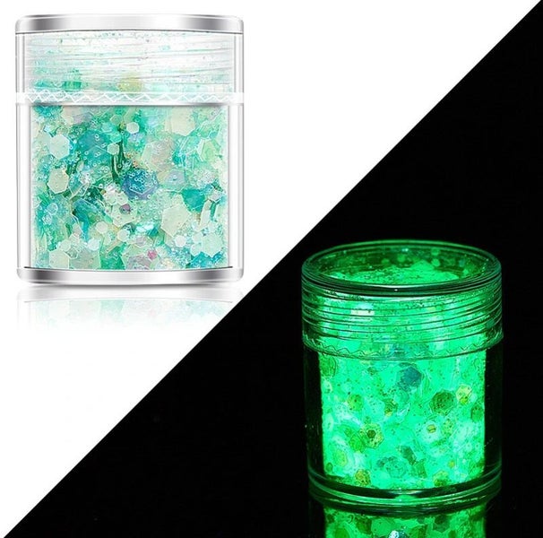 12pcs Glow in The Dark Luminous Nail Art Sequins Epoxy Resin Pigment64304055873539113