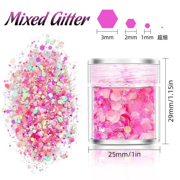 12pcs Glow in The Dark Luminous Nail Art Sequins Epoxy Resin Pigment64304055873539114