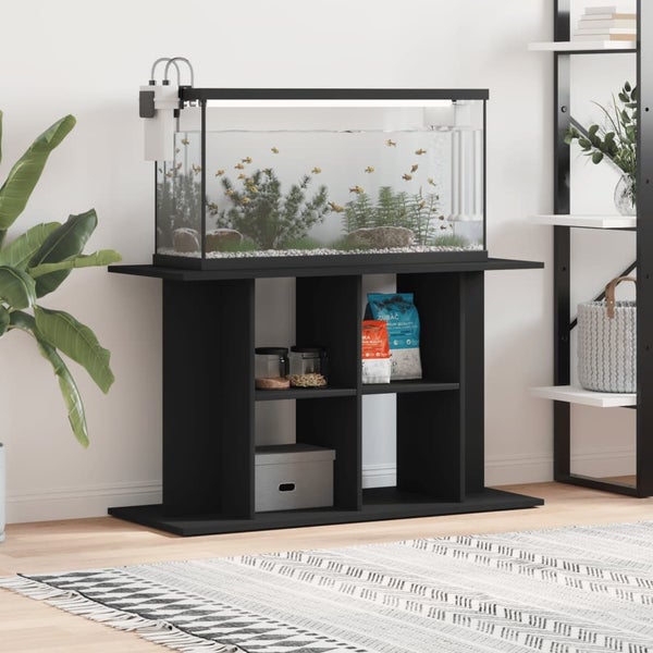 Aquarium Stand Black 100X40X60 Cm Engineered Wood Nttpna Carousel 1