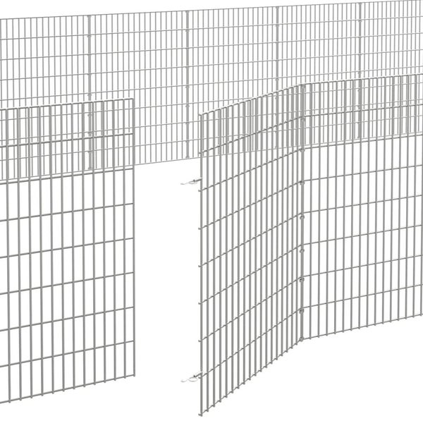 Free Range Animal Enclosure 48-Panel 54X80 Cm Galvanised Iron Ttxotan Carousel 2