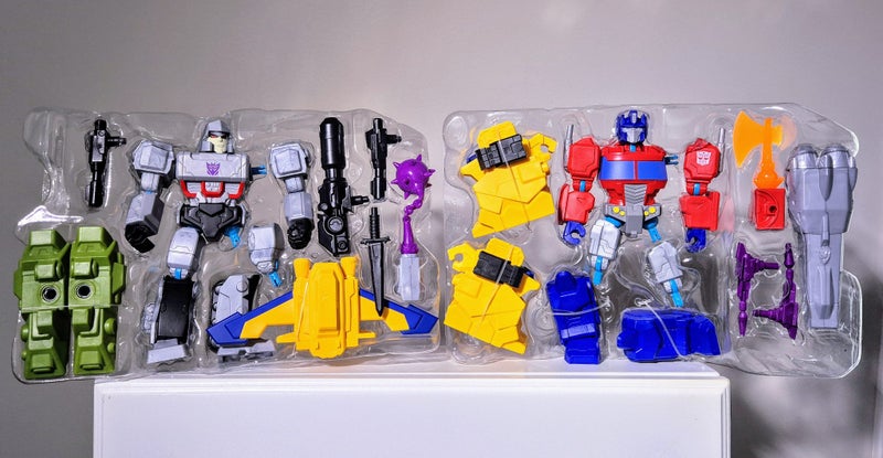 Megatron & Optimus Prime (Transformers MixMashers) - AS NEW & COMPLETE! Carousel 1