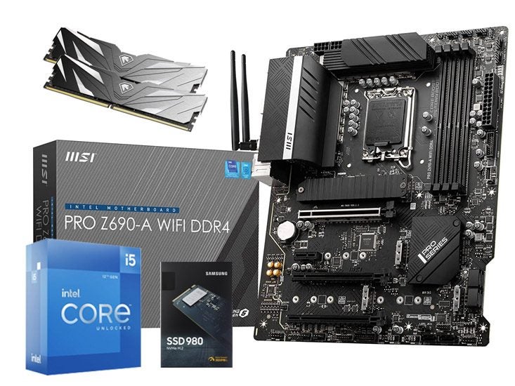 DEAL - Intel i5 12600KF + MSI PRO Z690-A WIFI MB + 1TB NVME SSD + 32GB Ram Carousel 1