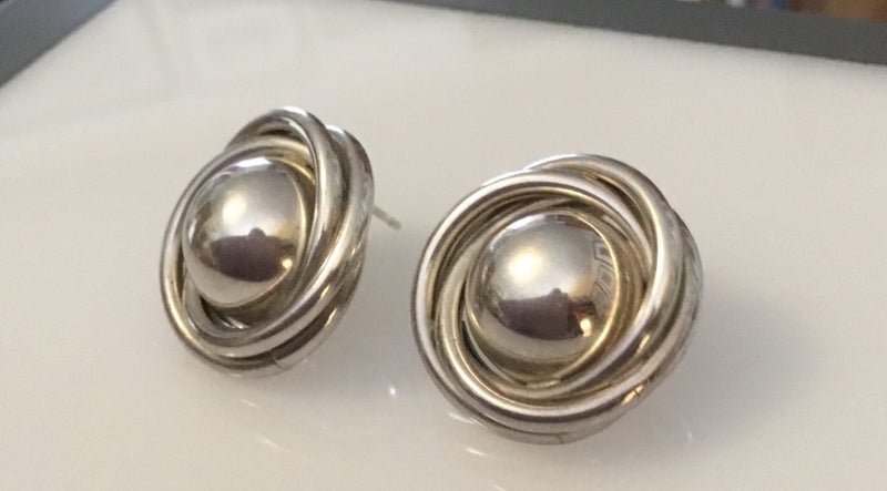 Sterling Silver VINTAGE Earrings Carousel 2