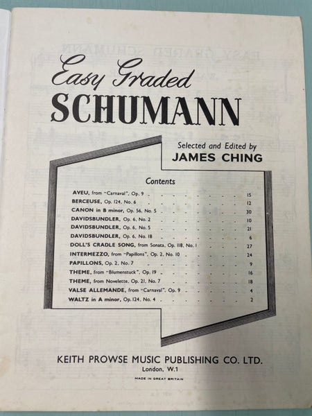 Easy Graded Schumann (Second Hand) Carousel 3