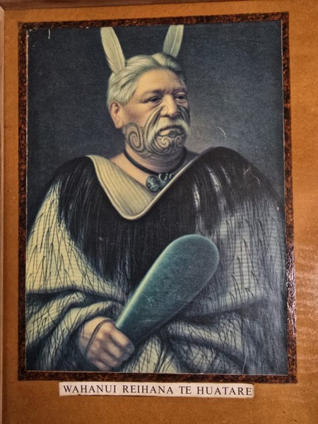 Rare Maori King Portrait Art – Tawhiao Matutaera & Rangatira | One-of-a-Kind Carousel 10