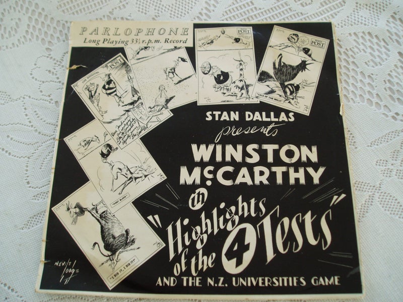 All Blacks & 1956 Springboks Tour - Winston McCarthy LP **$1** Carousel 1