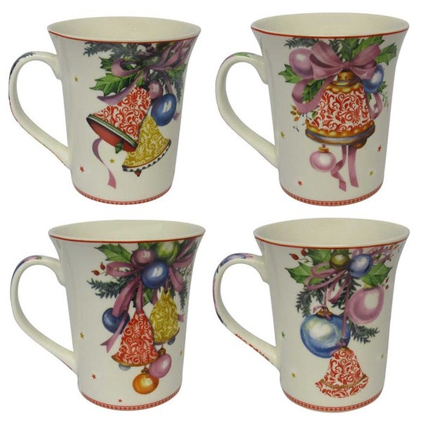 Christmas Decor Mug Set of 4 Carousel 1