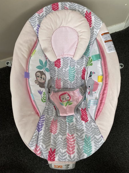 Pink “Bright Starts” baby bouncer Carousel 2