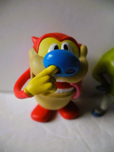 Set of "Ren and Stimpy" Figurines by Viacom 2017 - Stimpy, Mr Horse, Log & Ren Carousel 2