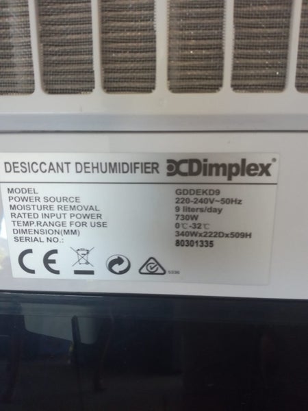 Dimplex Dehumidifier Carousel 2