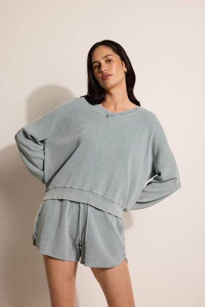 Max new xs Elementary seam detail Sweater(sweatshirt) vintage wash under1/2price Carousel 1