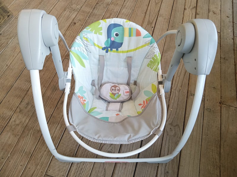 Bright Starts Playful Portable Baby Newborn Infant Swing Rocker 0- 9m ! Carousel 2