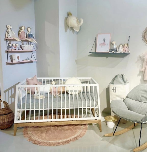 Brand New Designer LEANDER LUNA Solid Wood Cot ($1499 New) Carousel 1