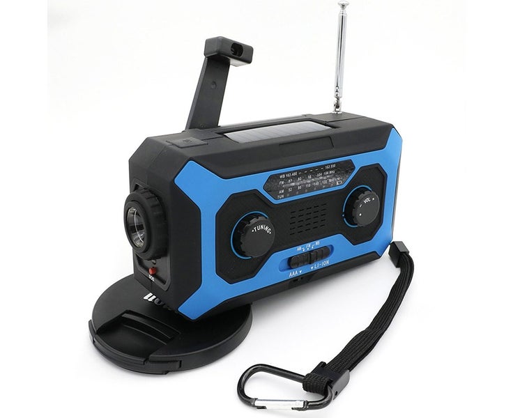 Emergency Weather Radio, 2000Mah Portable Solar Hand Crank Am/Fm/Wb Radio, Carousel 1