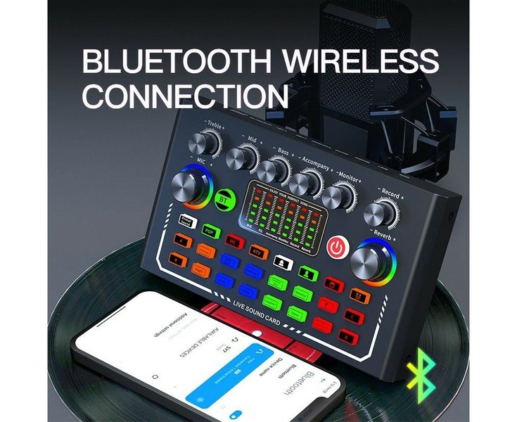 Karaoke sound card, 3-speed volume adjustment, TYPE-C charging, USB externa Carousel 2