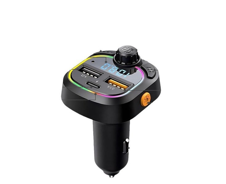 Bluetooth Car Adapter Wireless FM Car Transmitter Receiver with Dual USB Ca Carousel 1