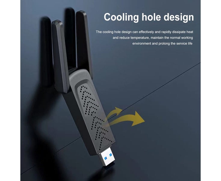 600Mbps WiFi USB 3.0 Adapter 2.4G/5GHz Wireless Wi-Fi Dongle Network Card R Carousel 2