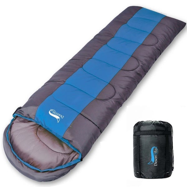 Camping Sleeping Bag Lightweight Warm & Cold Envelope Backpacking For Outdoor Tr Carousel 1