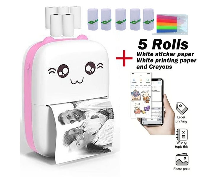 Mini Printer, Pocket Printer, Portable Bluetooth Thermal Printer, Mobile Ph Carousel 1