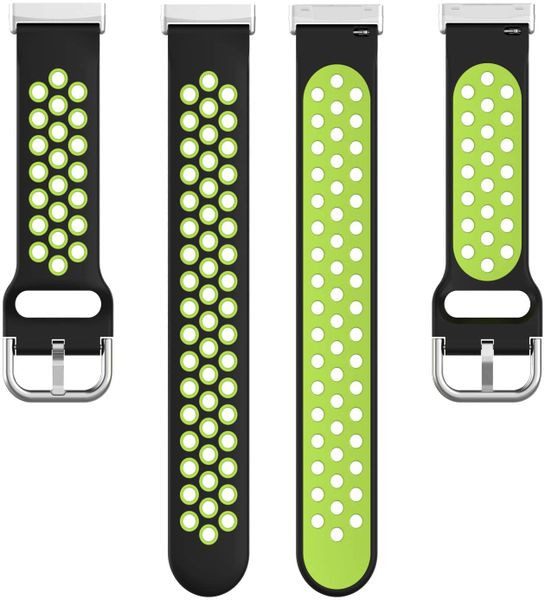 Fitbit Versa 3 Silicone Strap Silver/Volt Carousel 2