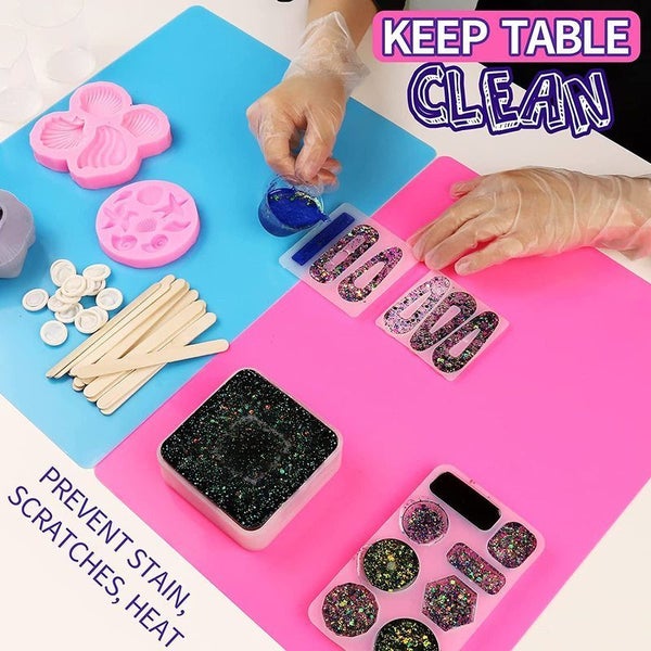 Epoxy Resin Silicone Mat Set Carousel 1