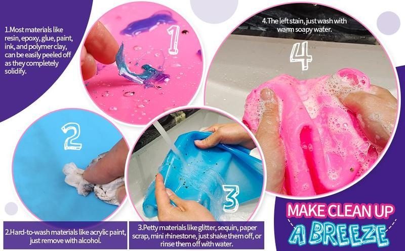 Epoxy Resin Silicone Mat Set64385500949122112