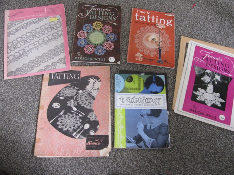 Assorted Tatting books/booklets - older/vintage Carousel 1