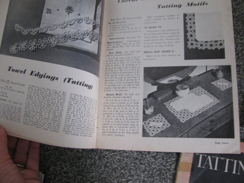 Assorted Tatting books/booklets - older/vintage Carousel 9