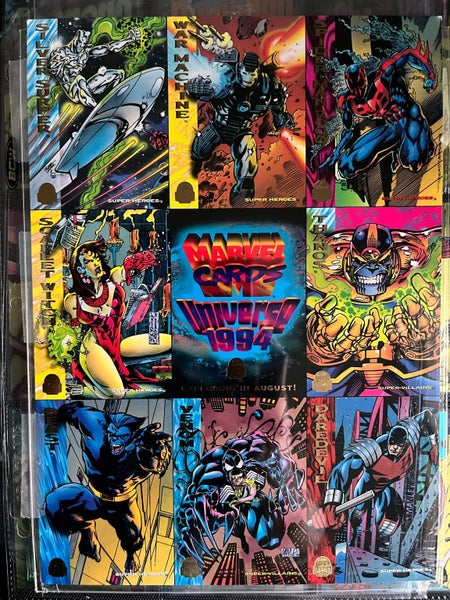 1994 Marvel Universe set + subsets Carousel 1