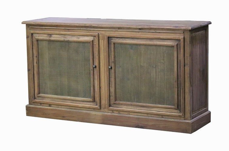 Sideboard w / Chicken wire doors - Old Pine Carousel 1