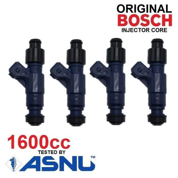 4 Fuel Injectors for Mitsubishi EVO 4G63 11mm 152lb 1500cc 1600cc Bosch 4 Fuel Injectors for Mitsubishi EVO 4G63 11mm 152lb 1500cc 1600cc Bosch