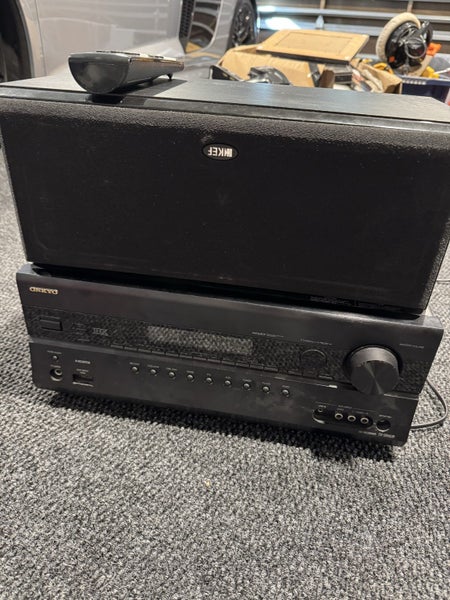 Onkyo receiver and kef speaker Carousel 1