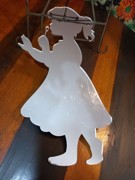 Reflective / Mirrored girl 40cm Carousel 3