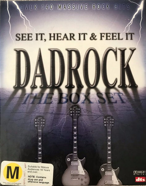 DADROCK, The Box Set dvds. 10 X DVDs Boxed Set. Very Rare. MINT. Sealed DVDs. Carousel 2