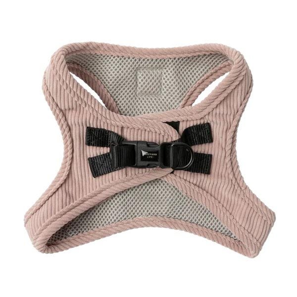 FUZZYARD LIFE CORDUROY STEP IN HARNESS - SOFT BLUSH - MEDIUM! Carousel 2