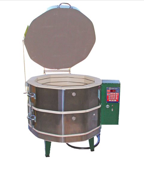 OLYMPIC 133L Top Loading Kiln, Digital Controller & Counterweight Lid System Carousel 1