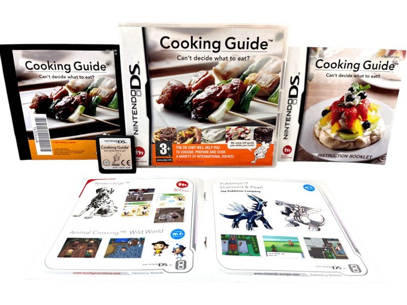 COOKING GUIDE: Can't Decide What to Eat? (NDS) *MINT COMPLETE* Carousel 1