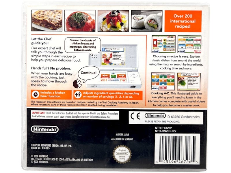 COOKING GUIDE: Can't Decide What to Eat? (NDS) *MINT COMPLETE* Carousel 2