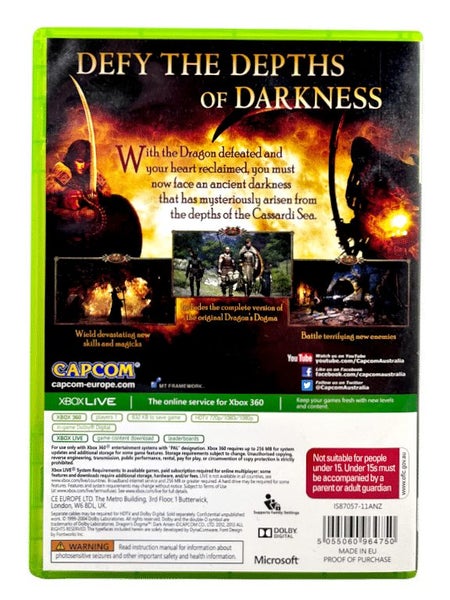 Dragon's Dogma Dark Arisen (Xbox 360 2-DISC EDITION) *MINT COMPLETE* Carousel 2