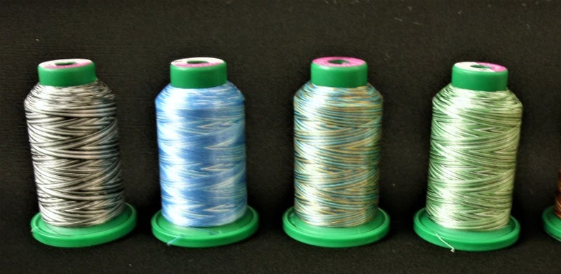ISACORD Multicolour Machine Embroidery Thread. 1000m x 10 cones. Carousel 2