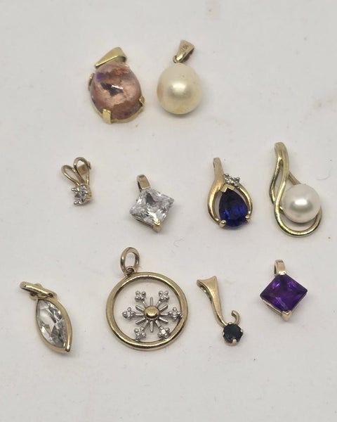 Bulk Gemstones, Pearl 9ct 10ct 14ct Pendants Carousel 2