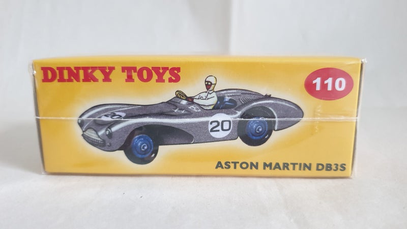 DINKY TOYS ASTON MARTIN DB3S SPORTS CAR & DRIVER DINKY 110 ATLAS DINKY TOY Carousel 1