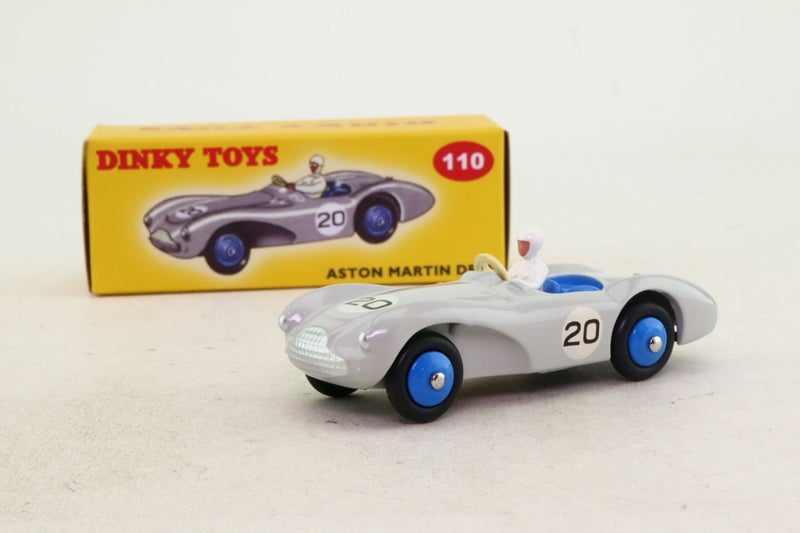 DINKY TOYS ASTON MARTIN DB3S SPORTS CAR & DRIVER DINKY 110 ATLAS DINKY TOY Carousel 2