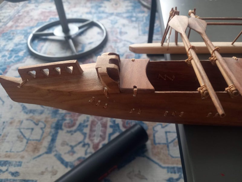 Museum quality hand carved vaka Carousel 2