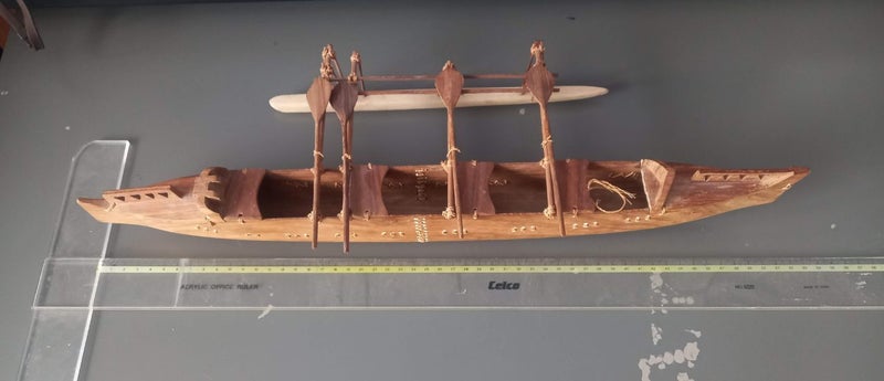 Museum quality hand carved vaka Carousel 10