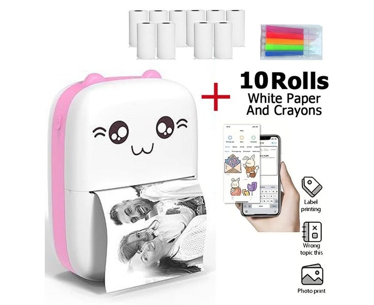 Mini Printer, Pocket Printer, Portable Bluetooth Thermal Printer, Mobile Ph Carousel 1