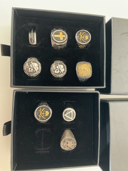 2 x boxes of GTHIC brand stainless steel rings Carousel 2