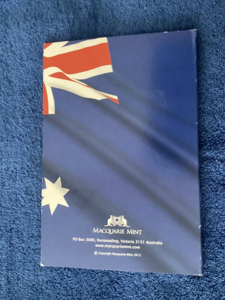 2 AUSTRALIAN COMMEMORATIVE COINS ISSUED 2013, SILVER & GOLD Carousel 2