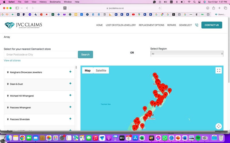 $1020 Jewellery & Watch Credit for use at many stores incl great NZ designers Carousel 2